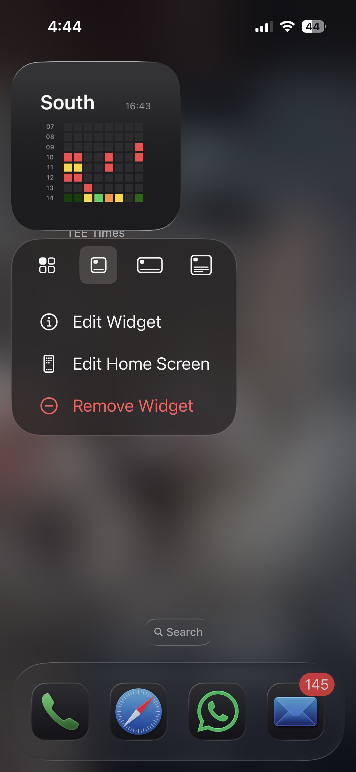 Small widget